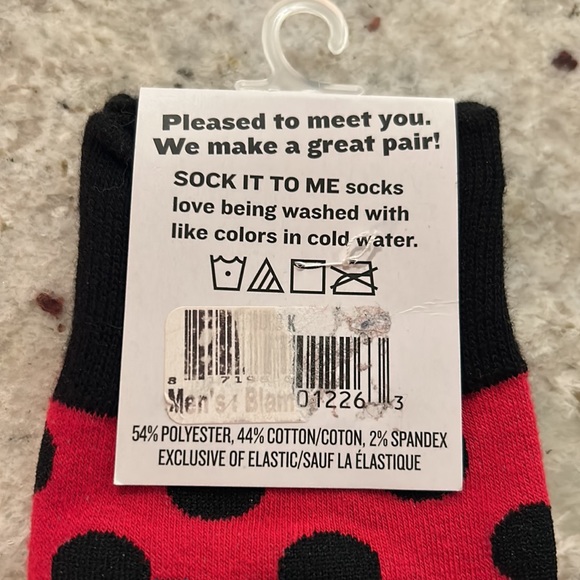 Sock It To Me Men’s Crew Dress Socks - Picture 3 of 6